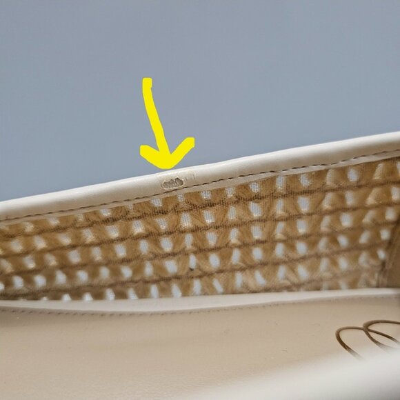 NEW Sam Edelman Wanda Flat Womens 9 Ivory Woven Raffia Pointed Toe Slip On - Picture 3 of 15